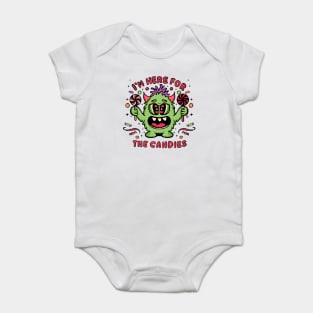Cute Halloween Monster Baby Bodysuit